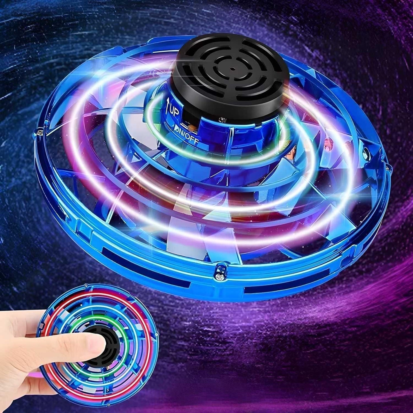 SkyGlide™ Magic Flying Orb Spinner – Gravity-Defying Fun for All Ages