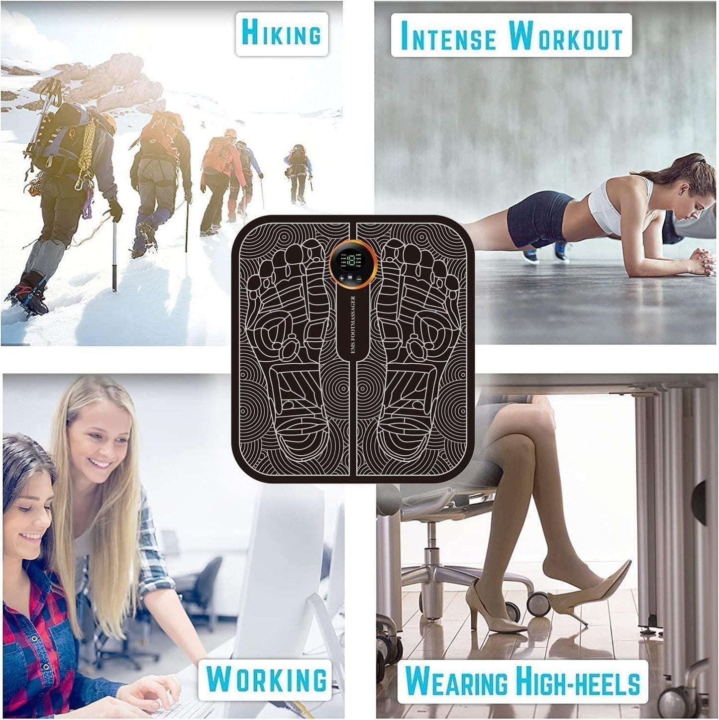 SootheRelief™ EMS Foot Massager – Wireless, Pain-Relieving & Relaxing Therapy