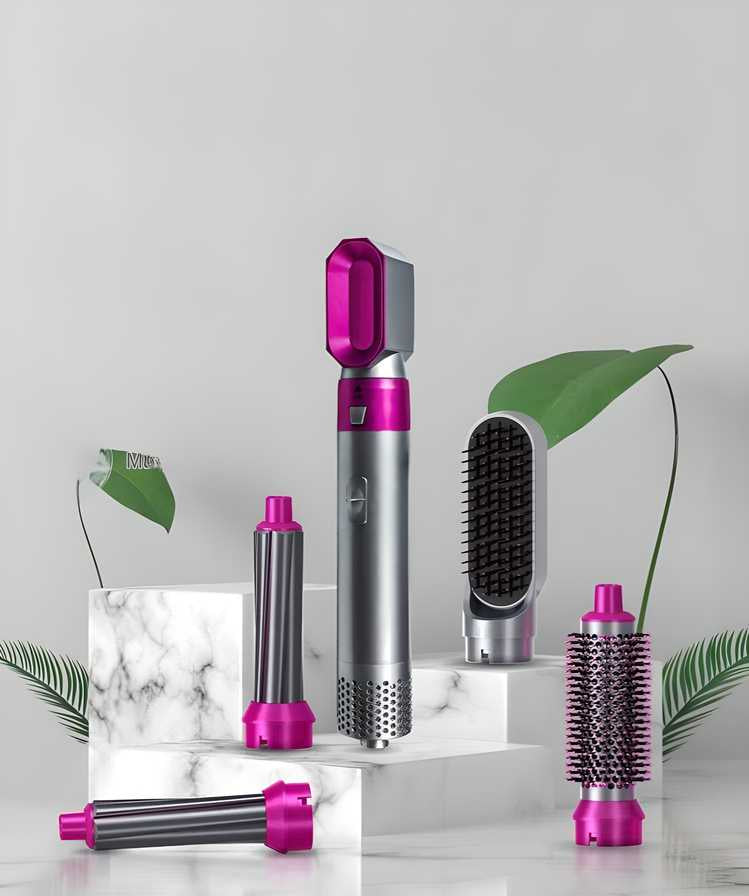 LuxeStyler 5-in-1 Hair Dryer & Styling Tool – Ultimate Hot Air Comb