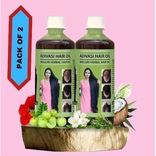 Adivasi Neelgiri Herbal Hair Oil 125ml Each – Ayurvedic Formula for Hair Growth & Scalp Nourishment