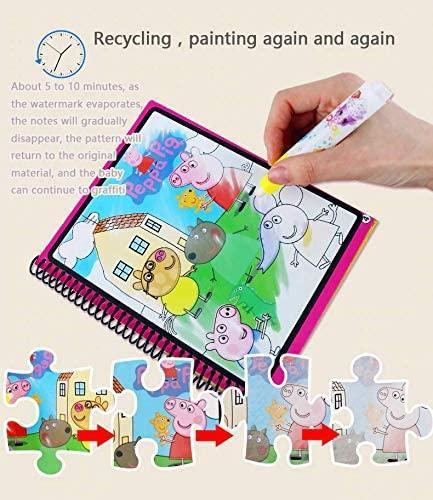 FunSplash™ Reusable Magic Water Painting Book – Mess-Free Learning for Kids
