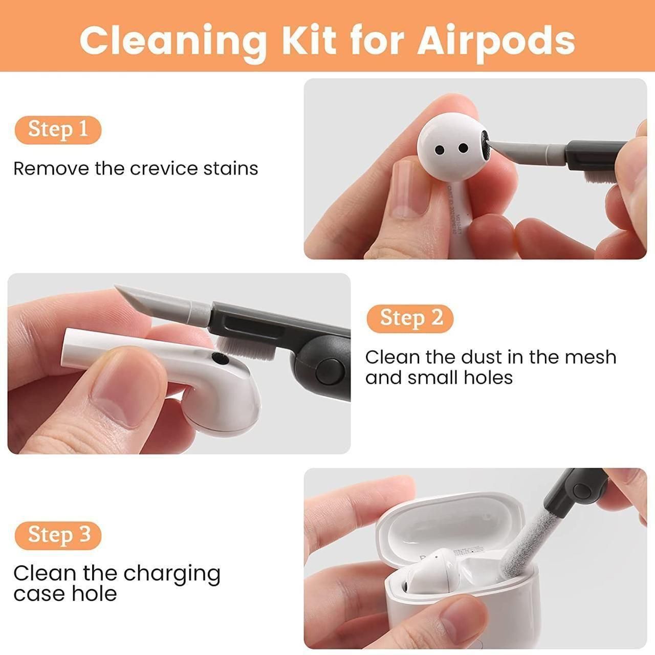 GadgetPro™ 7-in-1 Electronic Cleaning Kit – Keep Your Devices Spotless & Like New