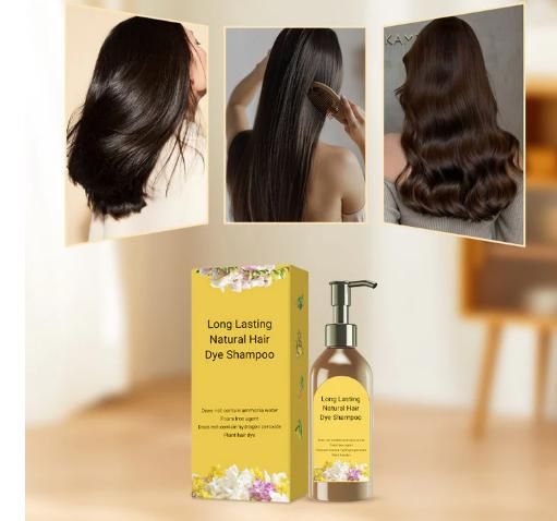 ColorEase™ Natural Hair Dye Shampoo – Long-Lasting, Ammonia-Free & Easy-to-Use (Pack of 2)