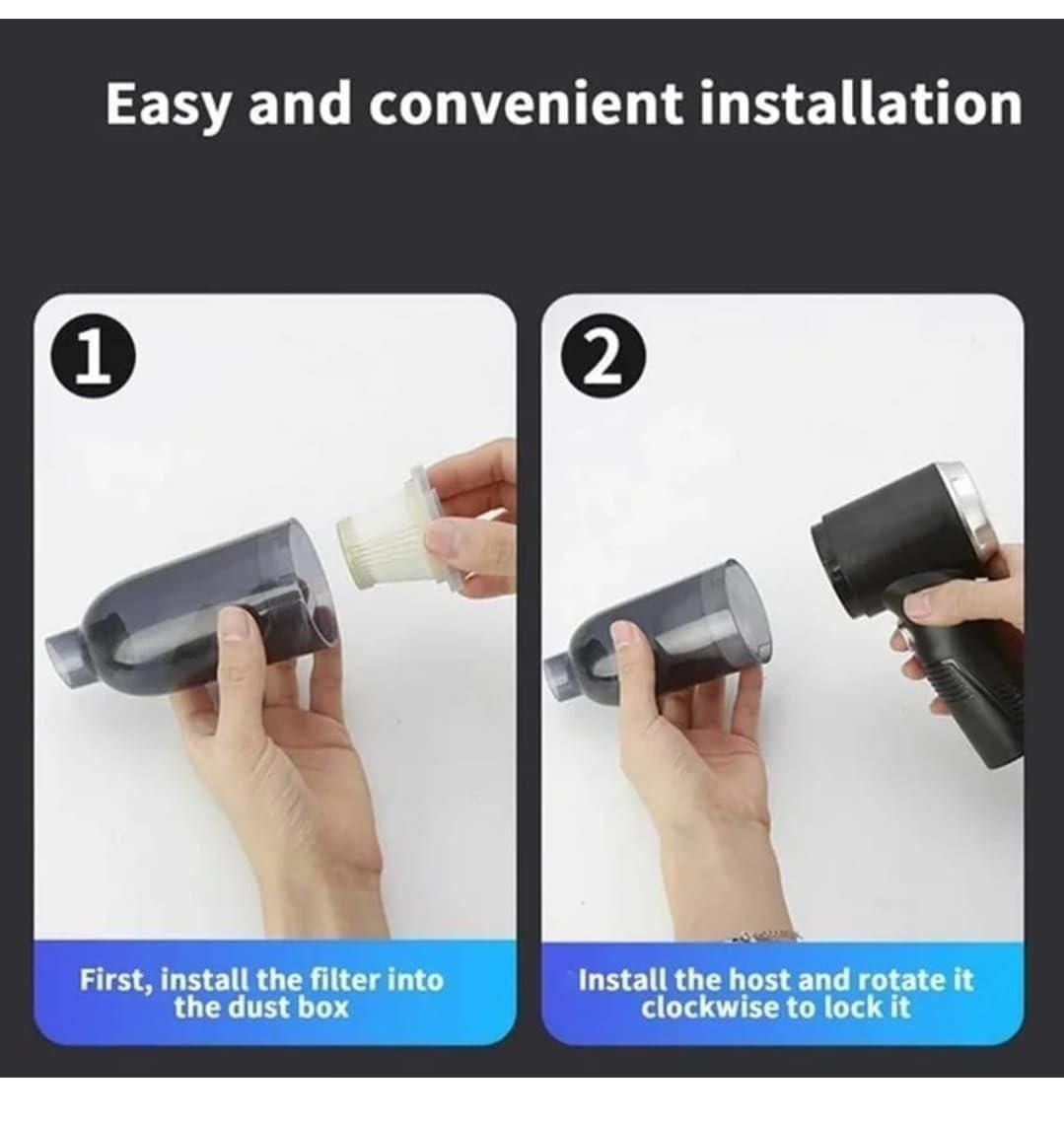 Ultimate 2-in-1 Wireless Vacuum & Air Duster – Powerful Suction for a Spotless Clean