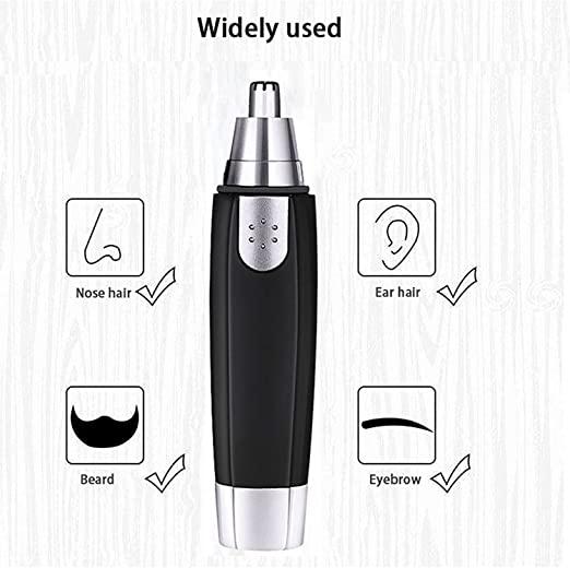 TrimEase™ Battery-Powered Nose & Ear Hair Trimmer – Painless, Precise & Effortless Grooming