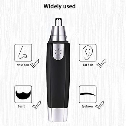TrimEase™ Battery-Powered Nose & Ear Hair Trimmer – Painless, Precise & Effortless Grooming