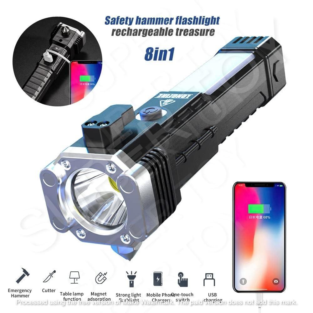 PowerBeam™ 7-in-1 Multifunctional LED Flashlight – The Ultimate Survival & Work Light