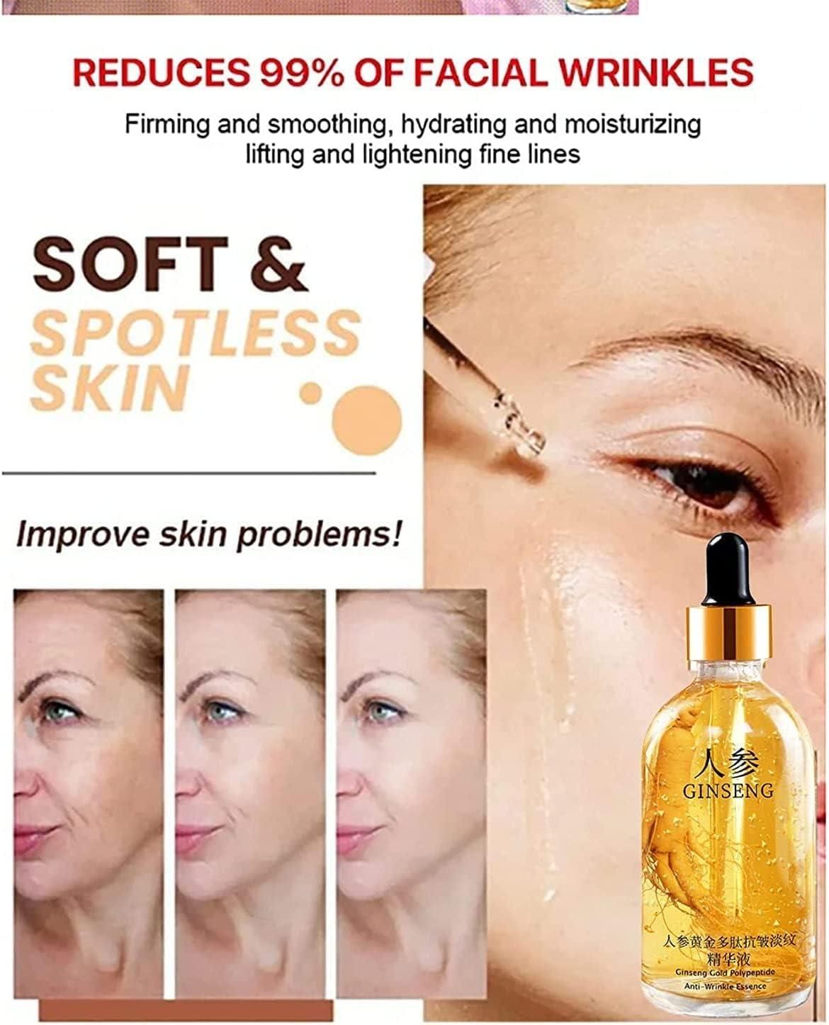 GlowRegen™ Ginseng Gold Polypeptide Anti-Ageing Serum – Youthful Radiance in Every Drop