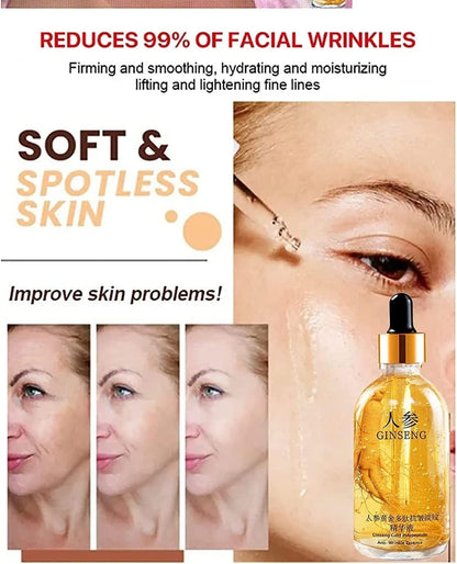 GlowRegen™ Ginseng Gold Polypeptide Anti-Ageing Serum – Youthful Radiance in Every Drop