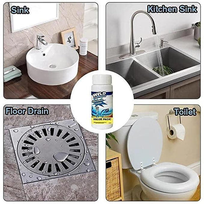 DrainBlast™ Powerful Sink & Drain Cleaner Powder – Instantly Clears Clogs