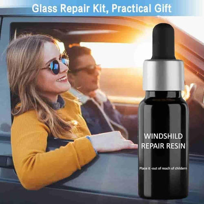CrackFix™ Windshield Glass Repair Kit – Instantly Fix Chips & Cracks