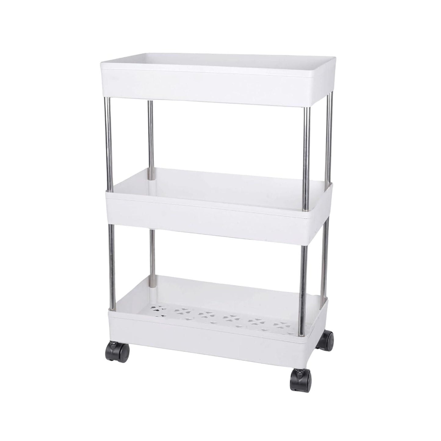SpaceSaver™ Slim Storage Rack – Multipurpose, Movable & Space-Efficient Organizer