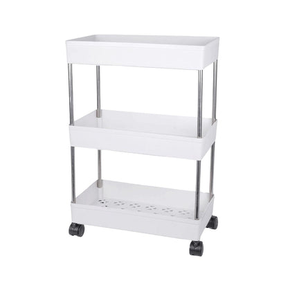 SpaceSaver™ Slim Storage Rack – Multipurpose, Movable & Space-Efficient Organizer