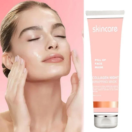 GlowLift™ Collagen Night Wrapping Peel-Off Mask – Deep Hydration & Wrinkle Reduction