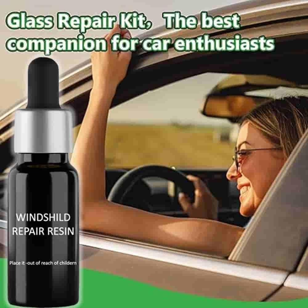 CrackFix™ Windshield Glass Repair Kit – Instantly Fix Chips & Cracks