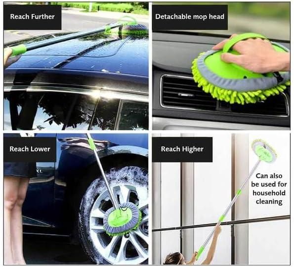 FlexiReach™ Extendable Cleaning Mop – Long Handle & 360° Swivel Head