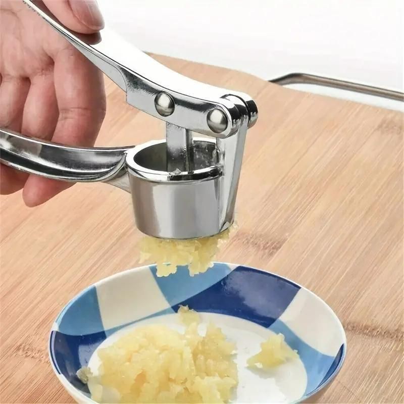 CrushMate™ Manual Aluminum Garlic Crusher & Ginger Mincer – Effortless Kitchen Prep