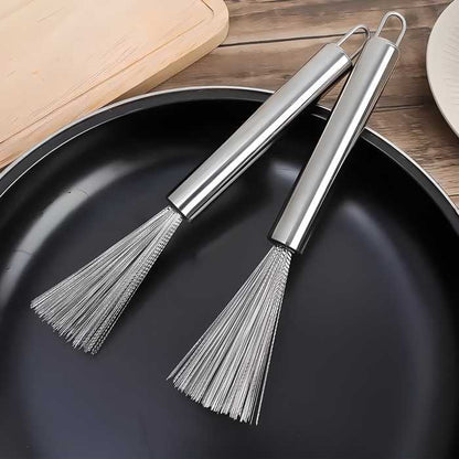 ScrubMaster™ Stainless Steel Pan Cleaning Brush – Heavy-Duty Kitchen Scrubber (Pack of 2)