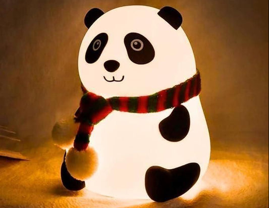GlowPanda™ Cute LED Night Lamp – Soft Touch Dimmable Light for Kids