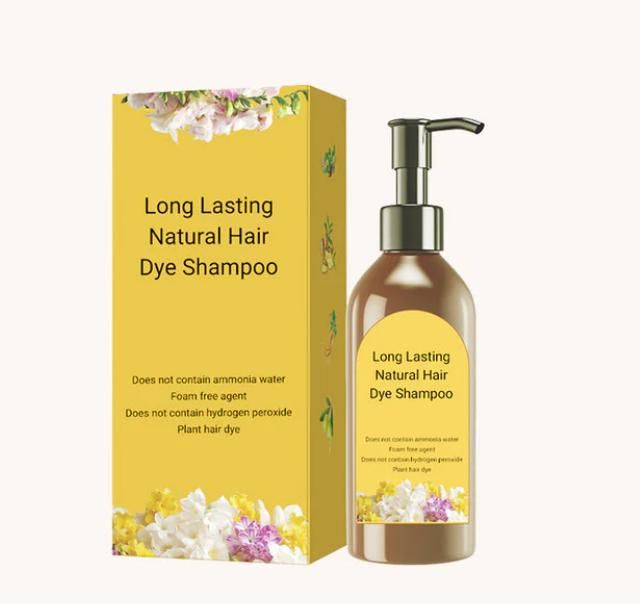 ColorEase™ Natural Hair Dye Shampoo – Long-Lasting, Ammonia-Free & Easy-to-Use (Pack of 2)