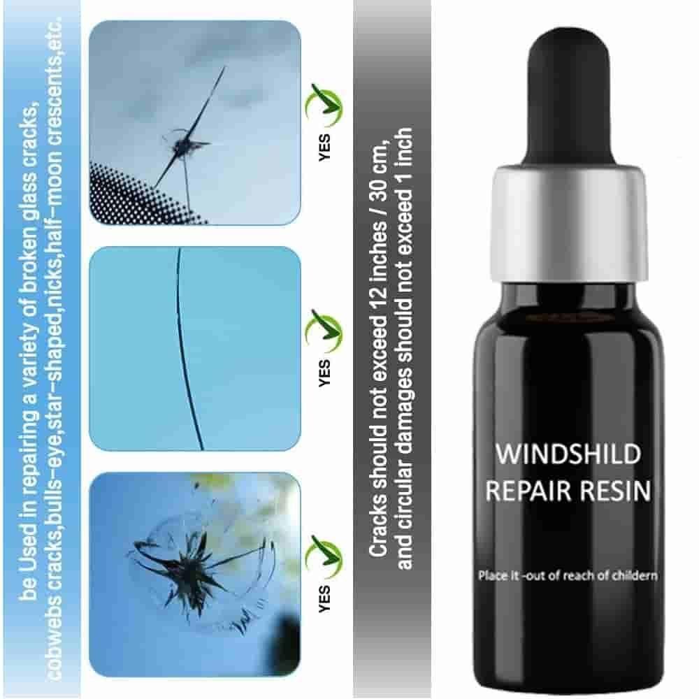 CrackFix™ Windshield Glass Repair Kit – Instantly Fix Chips & Cracks