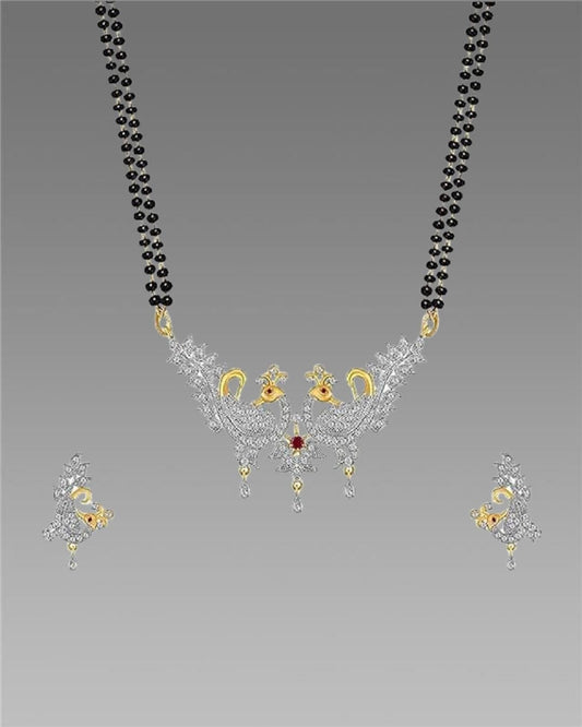 RoyalGleam™ American Diamond Alloy Mangalsutra – Timeless Elegance & Grace
