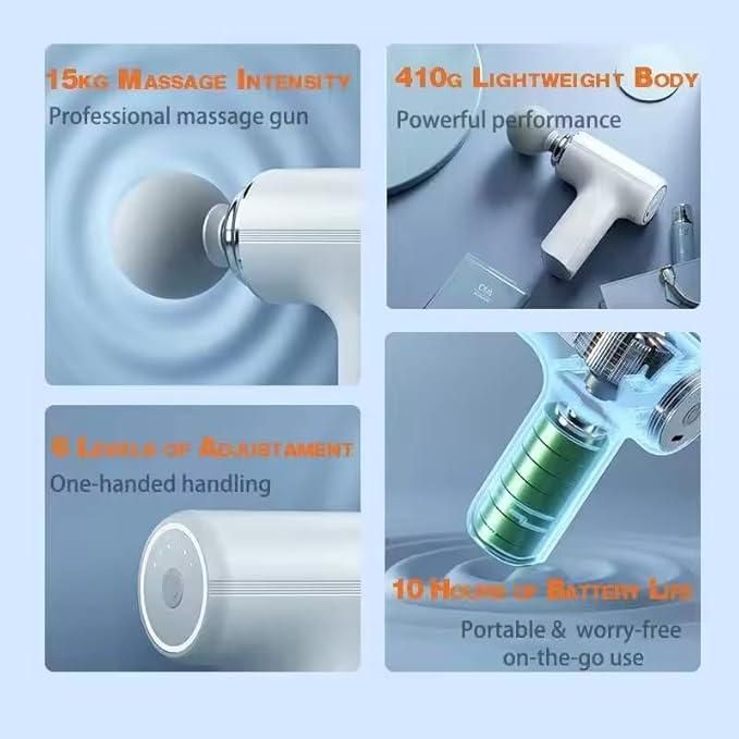 PowerGun™ Portable Muscle Massager – Instant Deep Tissue Relief