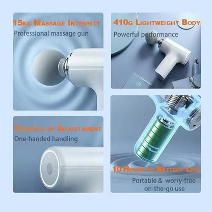 PowerGun™ Portable Muscle Massager – Instant Deep Tissue Relief