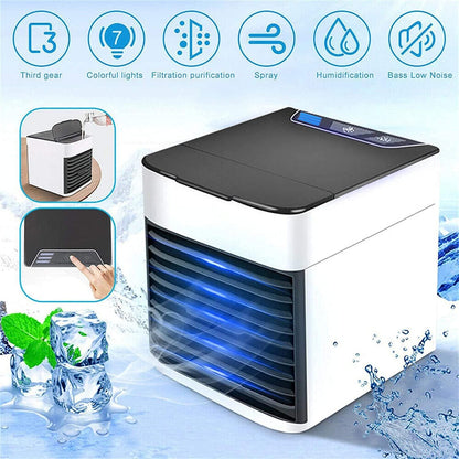 AquaMist™ 3-in-1 Humidifier, Air Purifier & Mini Cooler – Stay Cool & Refreshed Anywhere
