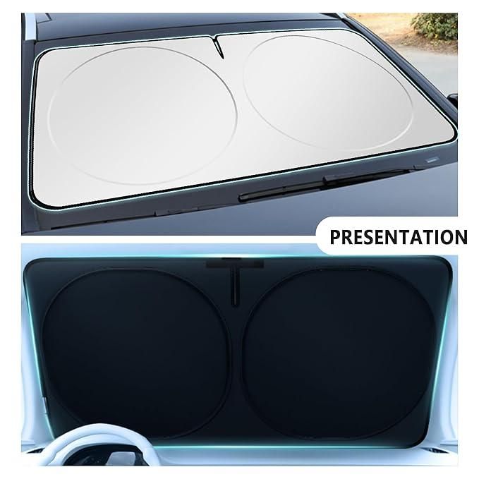 ShadeGuard™ Folding Car Window Sunshade Cover – UV Protection & Heat Resistant