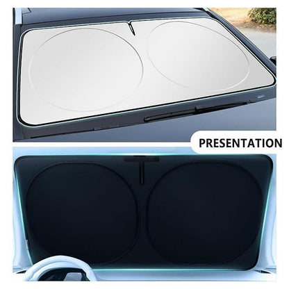 ShadeGuard™ Folding Car Window Sunshade Cover – UV Protection & Heat Resistant