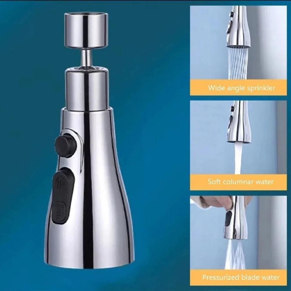 AquaFlow 3-Modes Adjustable Kitchen Sink Faucet Nozzle