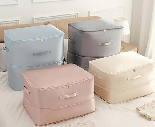 SpaceSaver™ Self-Compression Storage Organizer – Maximize Storage Effortlessly