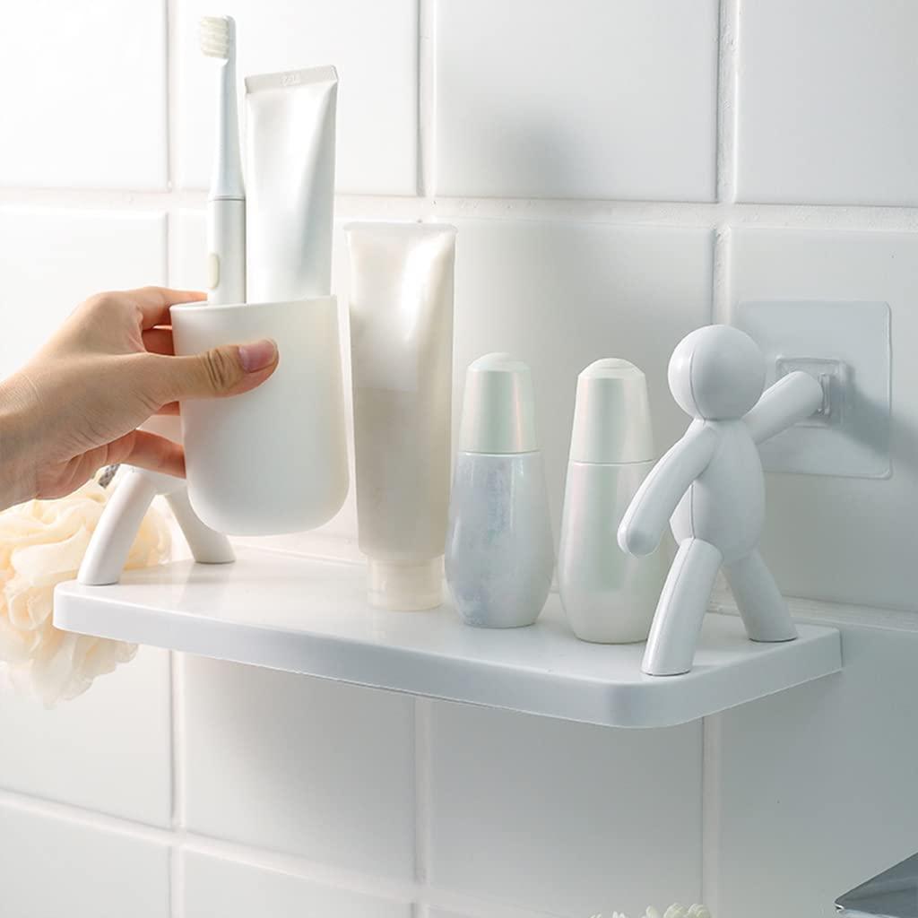 StickBuddy™ Wall Hanging Storage Shelf – No-Drill, Heavy-Duty Organizer for Bathroom & Kitchen