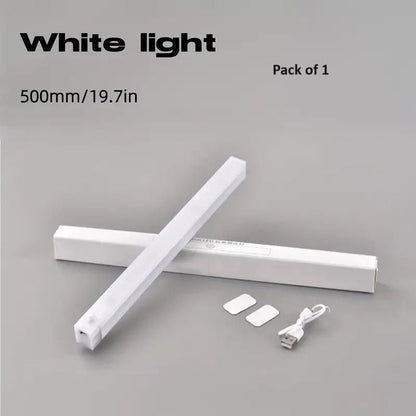 Rechargeable Wireless Motion Sensor LED Strip Light – Smart Lighting for Home & Cabinets