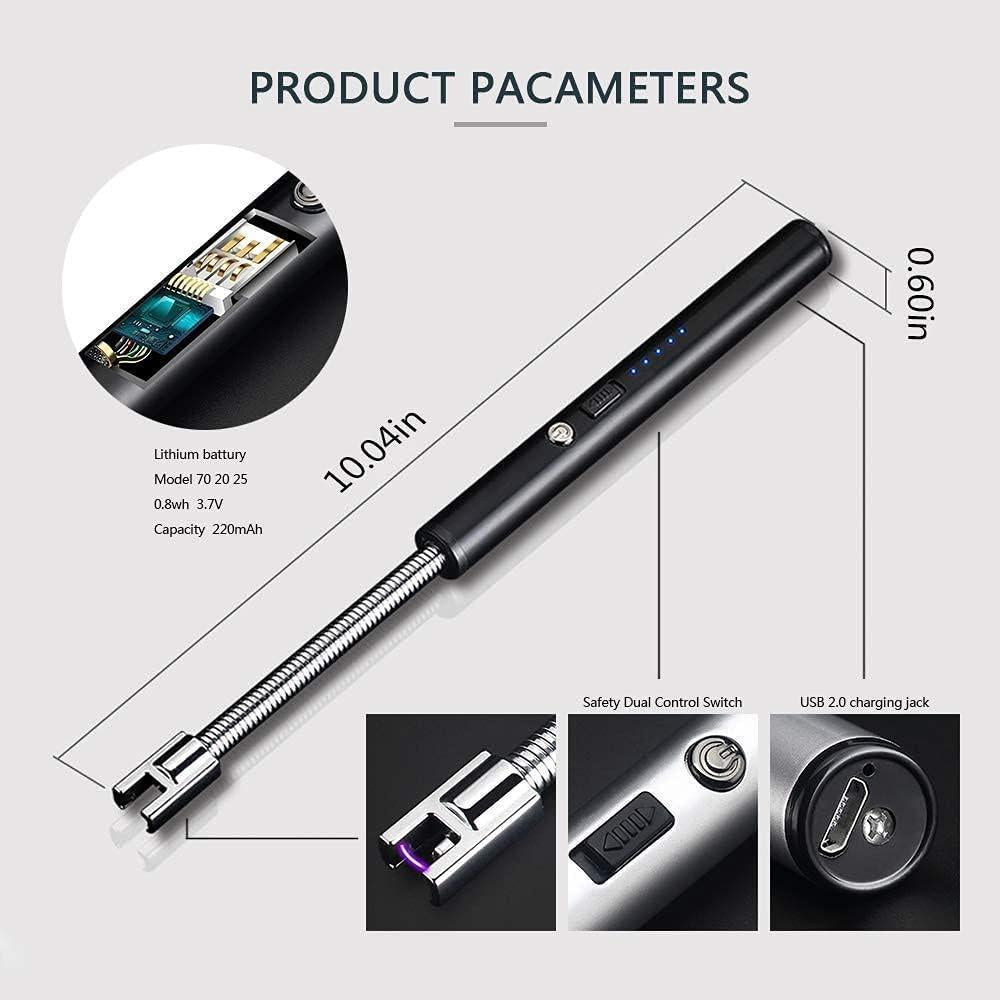 FlameTech™ USB Plasma Rechargeable Electric Lighter – Windproof, Flameless & Safe