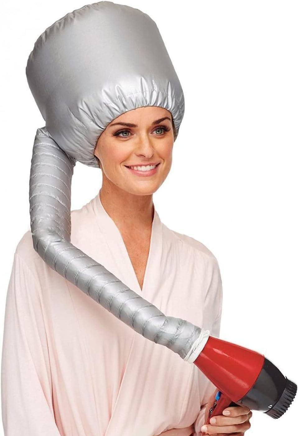 DryPro™ Hooded Hair Dryer Diffuser Cap – Fast, Even Drying for Frizz-Free Curls
