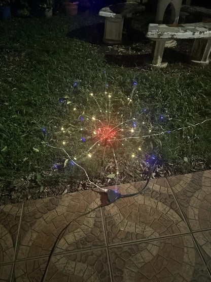 SolarGlow™ Firework LED Garden Lights – Waterproof, Solar-Powered & Dazzling Outdoor Decor