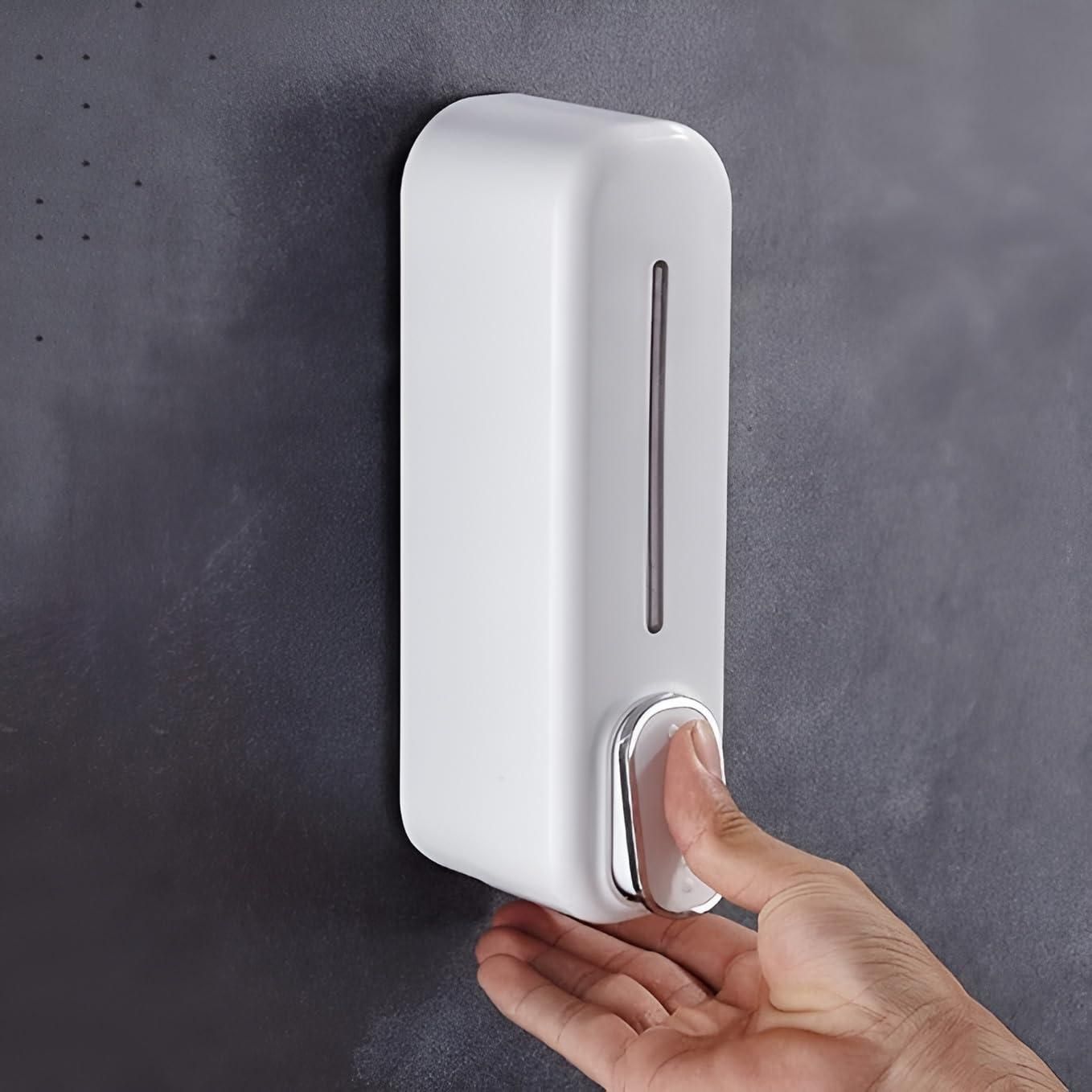 PurePress™ Wall-Mounted Soap Dispenser – Space-Saving, Leak-Proof & Easy Refill