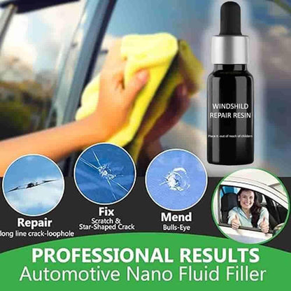 CrackFix™ Windshield Glass Repair Kit – Instantly Fix Chips & Cracks