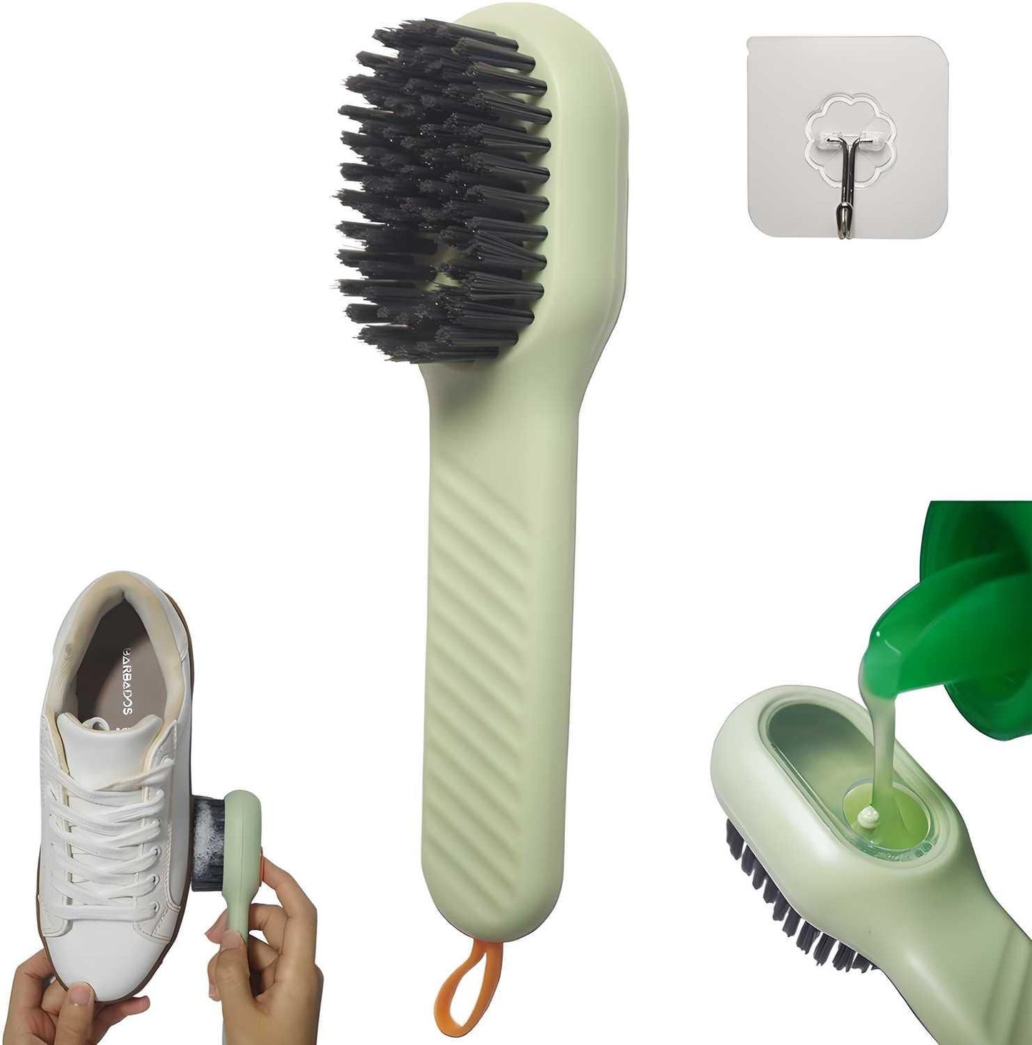 ShinePro™ Multifunctional Shoe Cleaning Brush – Instant Shine & Care for Your Shoes