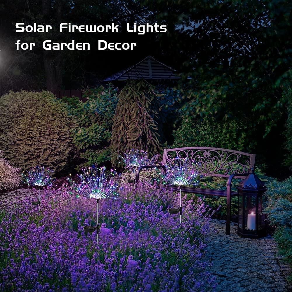 SolarGlow™ Firework LED Garden Lights – Waterproof, Solar-Powered & Dazzling Outdoor Decor