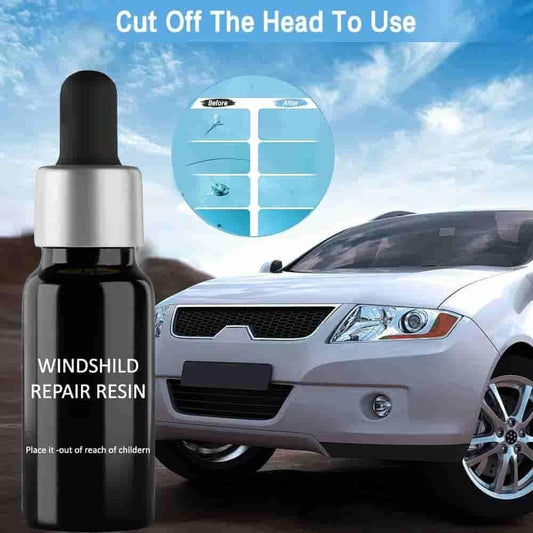 CrackFix™ Windshield Glass Repair Kit – Instantly Fix Chips & Cracks