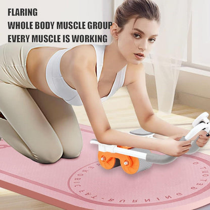 CoreBurner™ Ab Roller Pro – Full Body Home Workout Roller with Resistance & Knee Mat