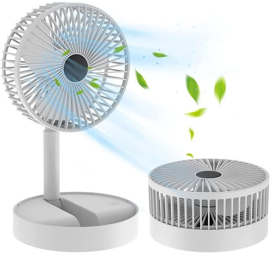 BreezeMax™ Rechargeable High-Speed Table Fan – Stay Cool Anywhere