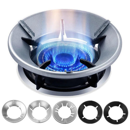 HeatShield™ Gas Stove Windproof Cover – Energy-Saving Fire Reflector (Pack of 2)