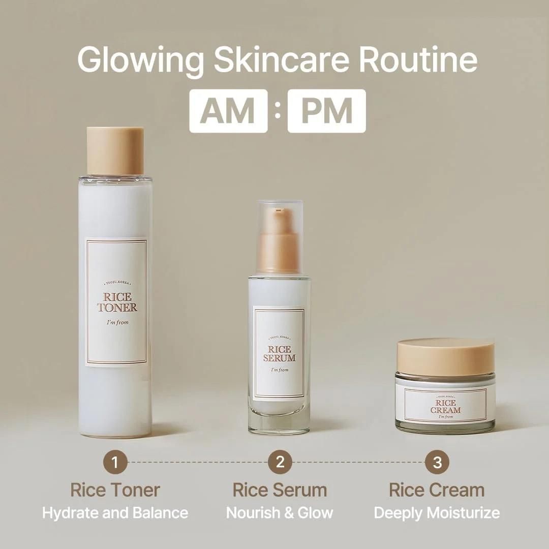 GlowRice™ Radiance Boosting Rice Toner – For Glass Skin, Hydration & Glow (100ml)