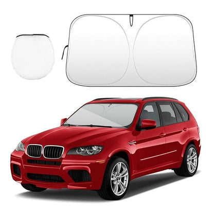 ShadeGuard™ Folding Car Window Sunshade Cover – UV Protection & Heat Resistant