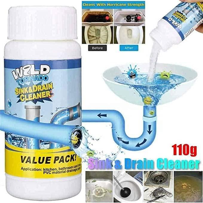 DrainBlast™ Powerful Sink & Drain Cleaner Powder – Instantly Clears Clogs