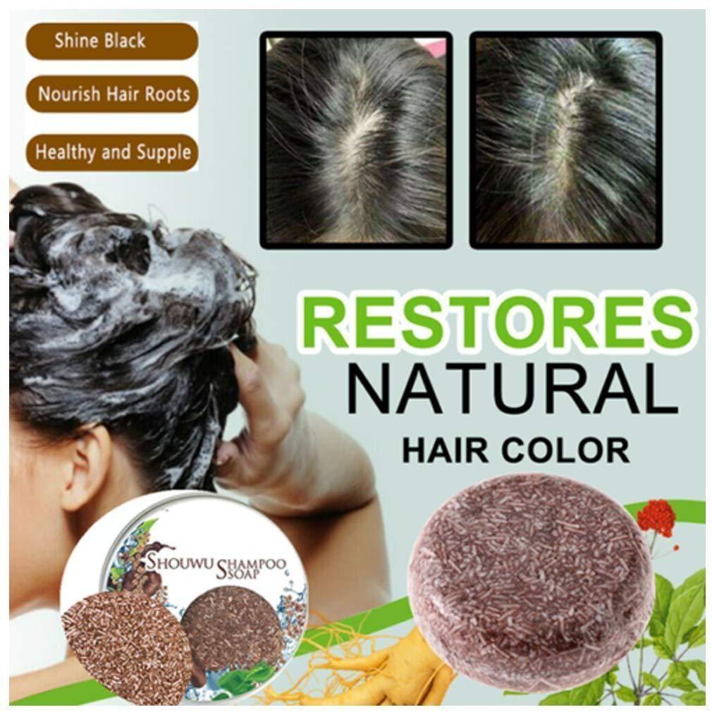 GreyGone™ Organic Reverse Shampoo & Conditioner Bar – Restore Natural Hair Color (Pack of 2)